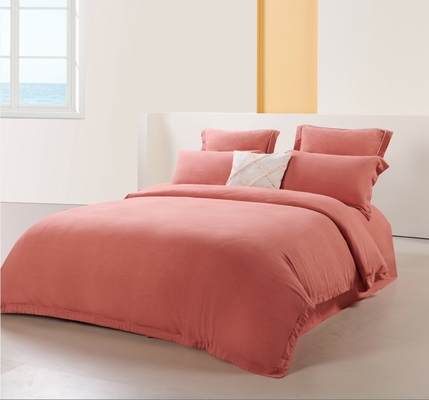 Rayon-Linen-Tüchenschutz-König OEM Solid Sustainable King-Tüchenschutz-Set