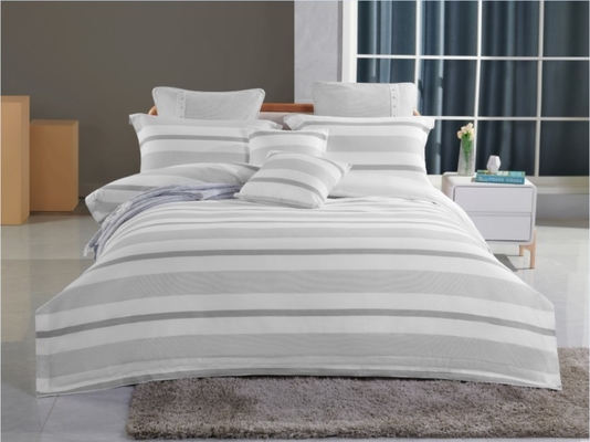 Nachhaltiges King Size Decke Deckel Grau gestreiftes Decke Deckel individuell