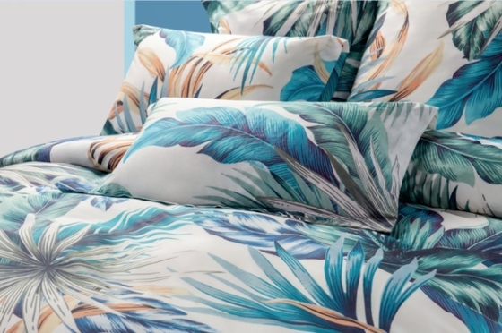 Digital gedruckte Baumwolldecken-Twin-XL-Blumendecken-Set