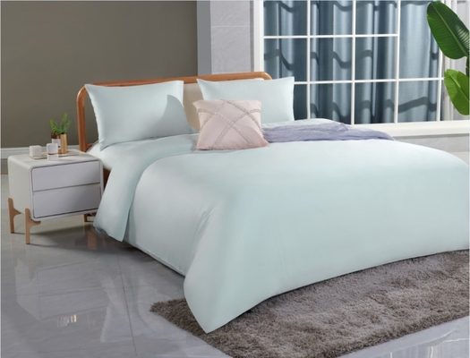100% TENCEL Fiber Lichtgrüne Decke Super King Decke Set