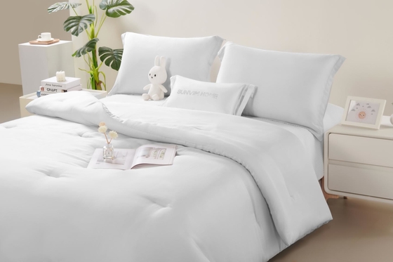 OEM Tencel Lyocell Komfort Set Weiß Komfortable Zwillings Komfort Sets