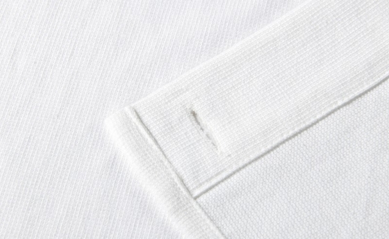 OEM-Duschvorhang aus Polyester 72x72&quot; Weiß Baumwoll-Duschvorhang