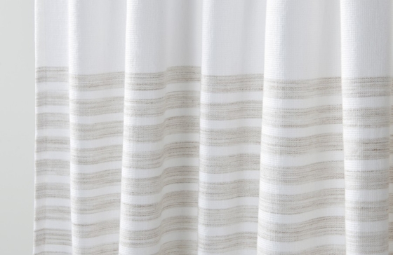 OEM-Duschvorhang aus Polyester 72x72&quot; Weiß Baumwoll-Duschvorhang