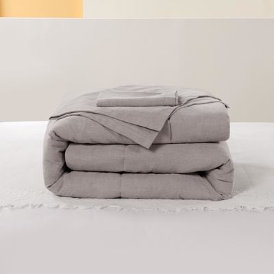 Eco Melange Baumwolle Recycling-Polyester-Tücher-Set Vollgröße-Tücher-Sets