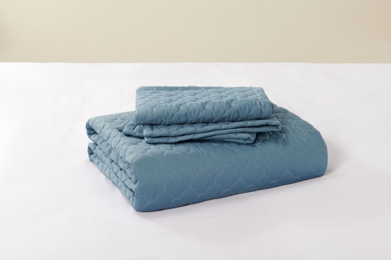 100% Baumwolle Blaue Decke Set Solid King Size Komfort Set Atmung